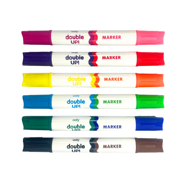 Double Up! Double-Ended Markers - Set of 6