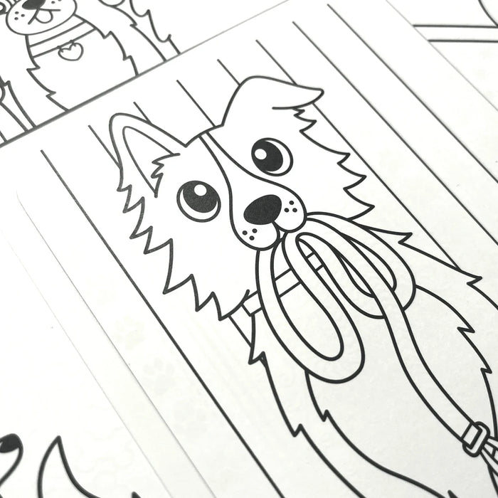 Dog Days |  Hidden Pattern Coloring Activity Cards