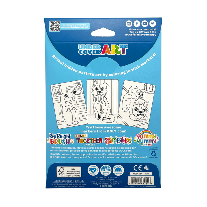 Dog Days |  Hidden Pattern Coloring Activity Cards