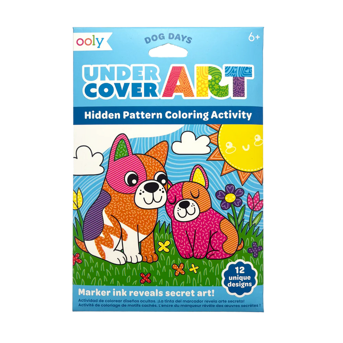 Dog Days |  Hidden Pattern Coloring Activity Cards