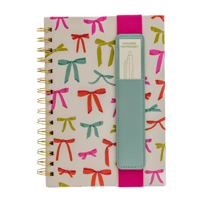 Put a Bow on It Oliver Notebook with Pen Pocket