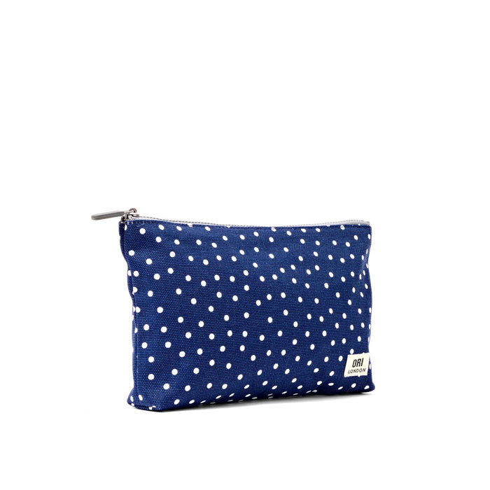 Navy Polka Dot | Maida Vale Pouch