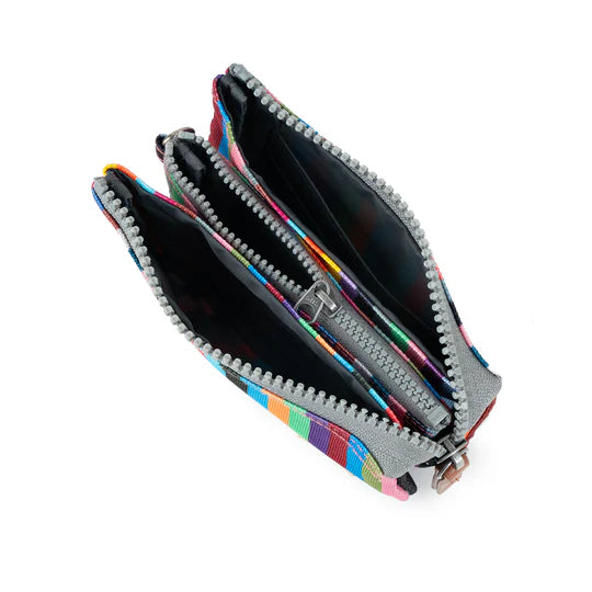 Multi Stripe | Carnaby Wallet Wristlet | Small