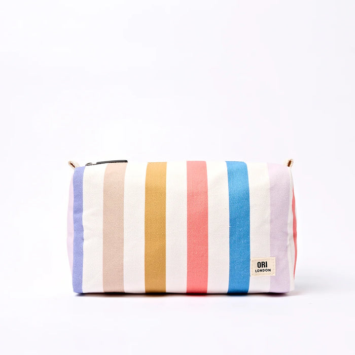 Pastel Multi Stripe | Maygrove Wash Bag