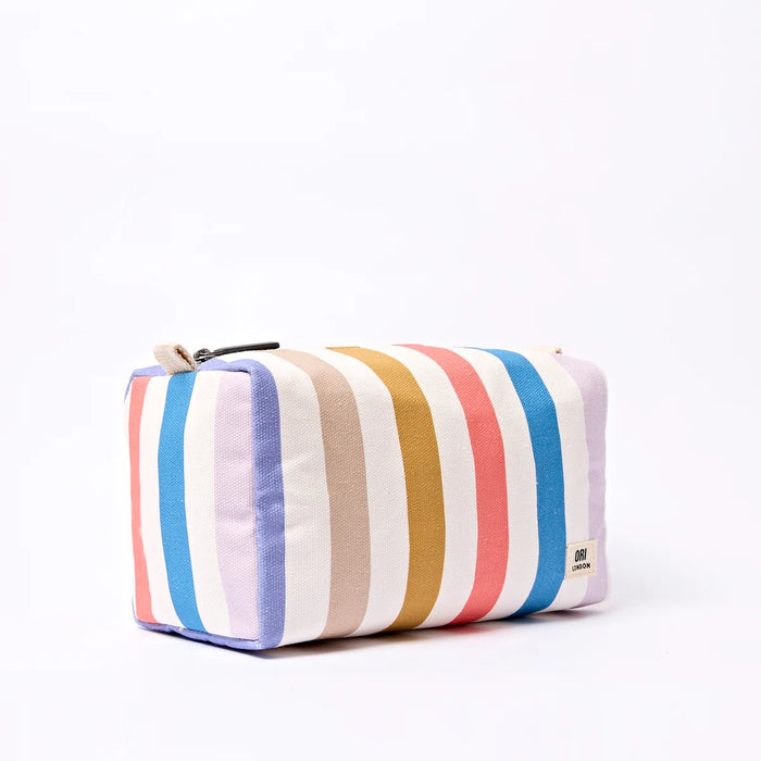 Pastel Multi Stripe | Maygrove Wash Bag