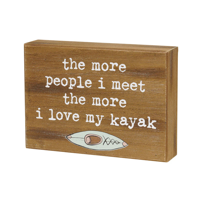 Love My Kayak | Box Sign