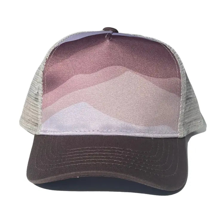 Purple Mountain Trucker Hat - Kids Hat