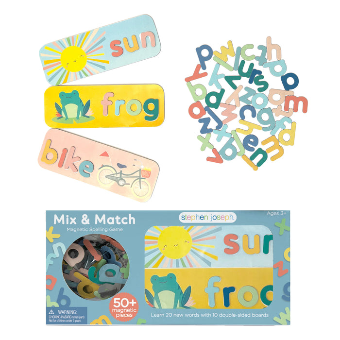 Mix + Match Magnetic Spelling Game