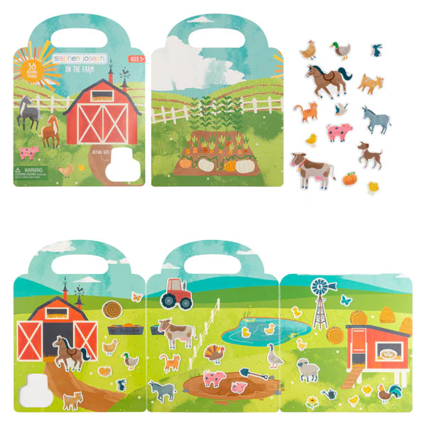Farm Reusable Sticker Book