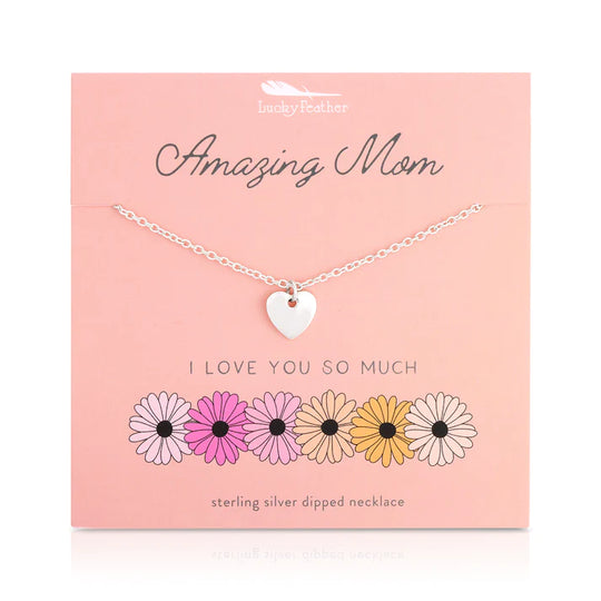 Amazing Mom | Heart Necklace