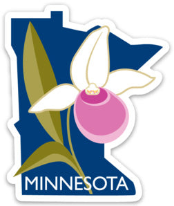 Lady Slipper Minnesota - Decal