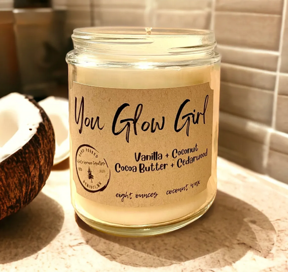 You Glow Girl | 8 oz. Coconut Wax Candle