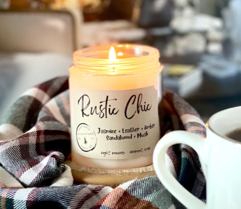 Rustic Chic | 8 oz. Coconut Wax Candle