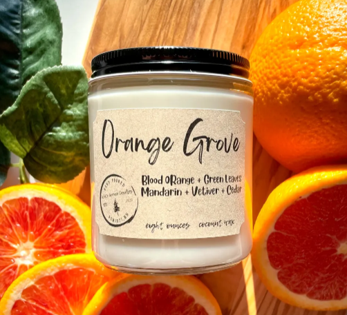 Orange Grove | 8 oz. Coconut Wax Candle