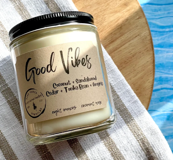 Good Vibes | 8 oz. Coconut Wax Candle