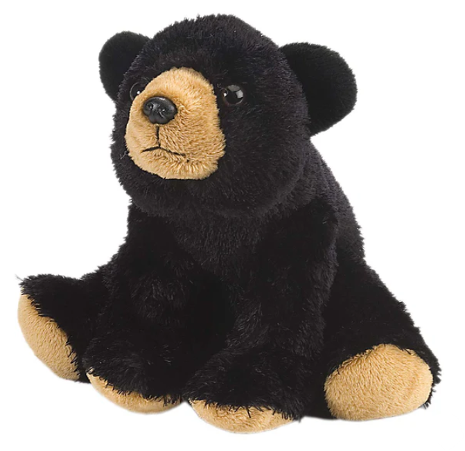 Mini Black Bear Plush