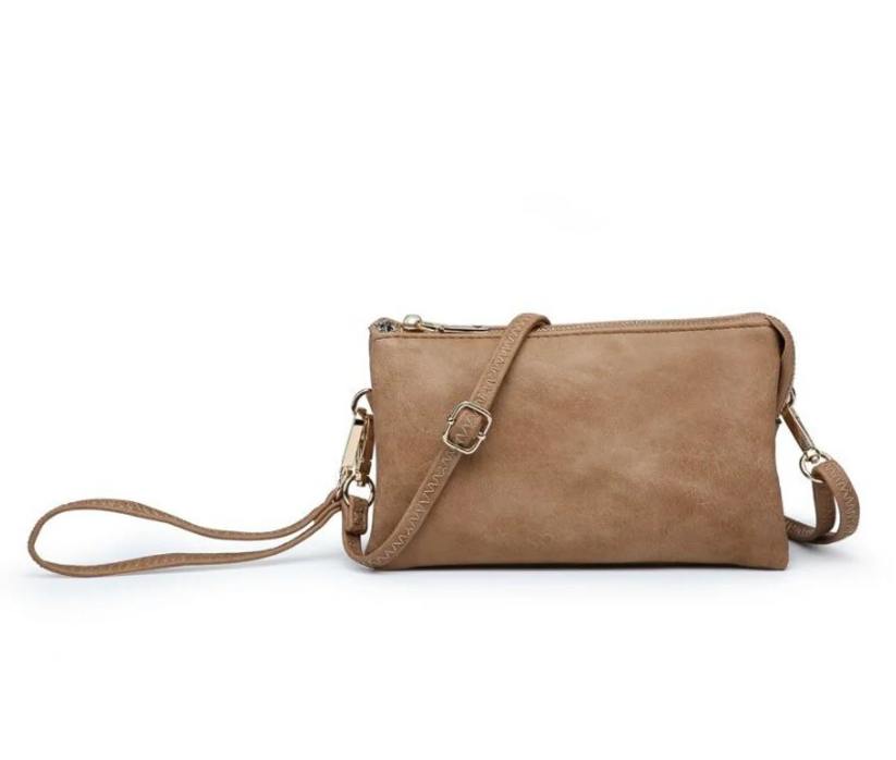 Mocha | Riley Crossbody/Wristlet