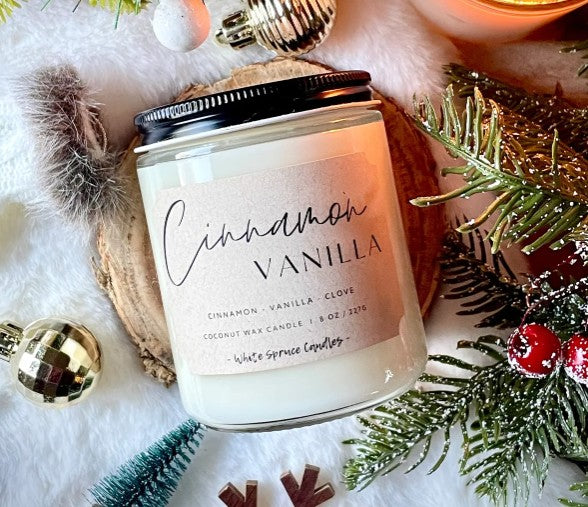 Cinnamon Vanilla | 8 oz. Coconut Wax Candle