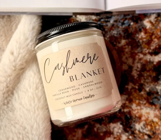 Cashmere Blanket | 8 oz. Coconut Wax Candle