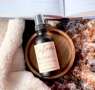 Cashmere Blanket | Room + Linen Spray