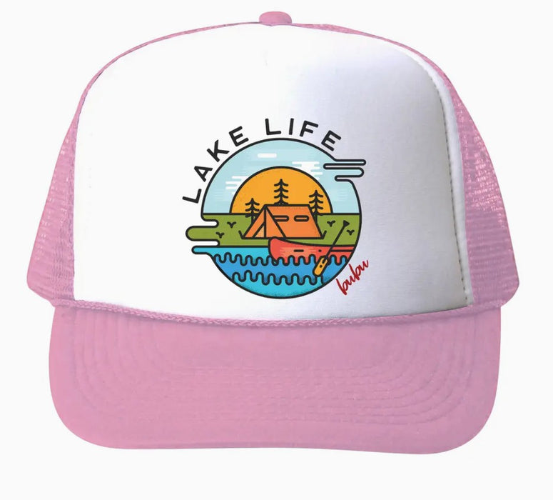 Pink Lake Life | Youth Trucker Hat
