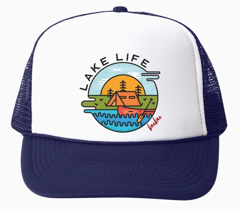 Navy Lake Life | Youth Trucker Hat