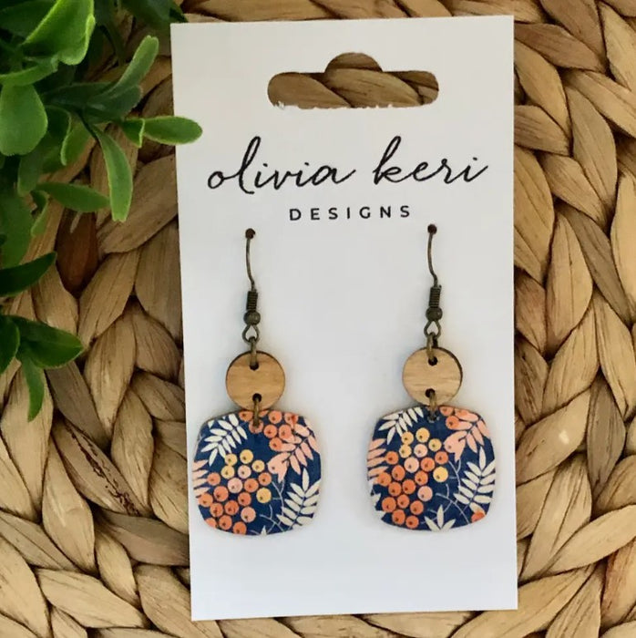 Nora - Fall Berry | Earrings