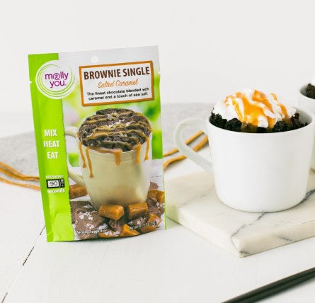 Salted Caramel Brownie Single