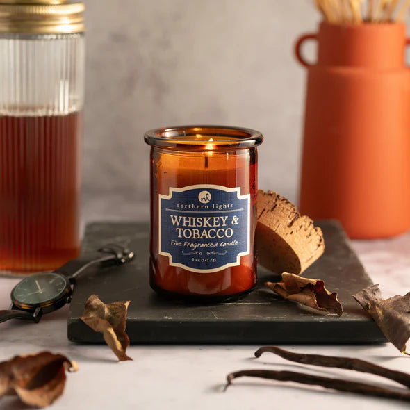 Whiskey + Tobacco | Spirits Candle 5 oz.