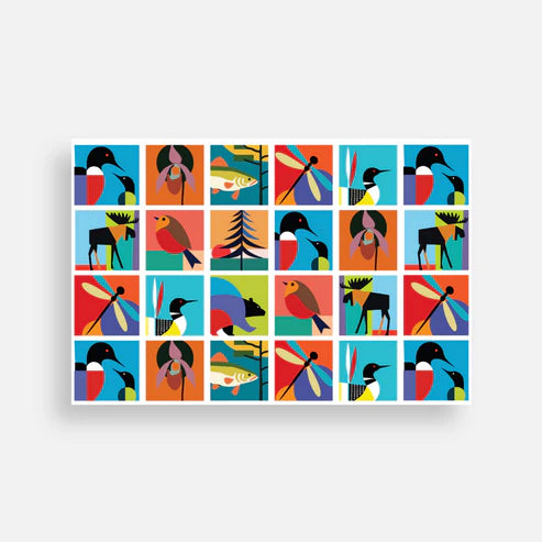 Wildlife Collage | Postcard