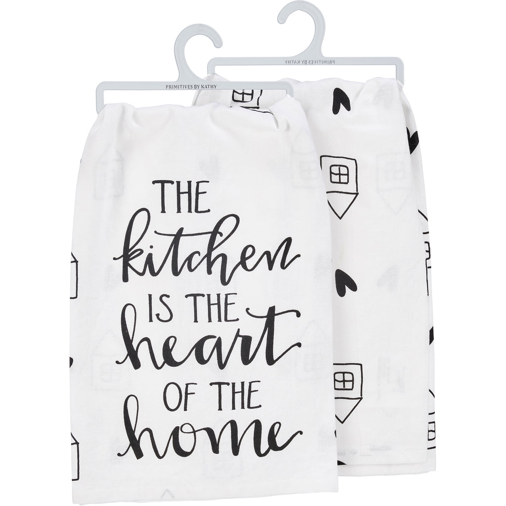 The Kitchen is the Heart of the Home - Dish Towel