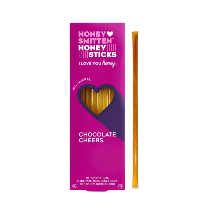 Chocolate Cheers | 10 pk Honey Sticks