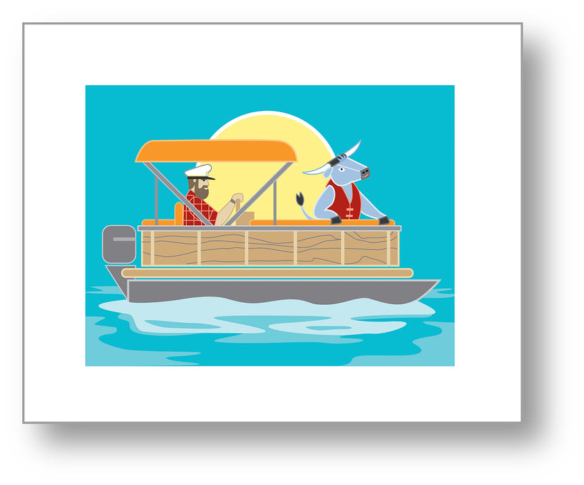 Lake Babe Pontoon | 11x14 Print