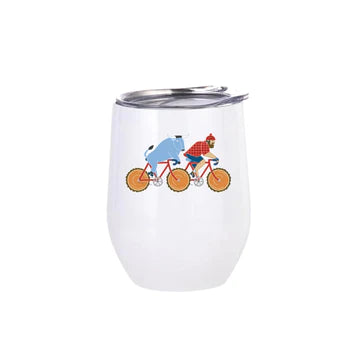 Drinkware | Biking Paul Bunyan + Babe