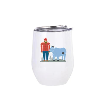 Drinkware | Classic Paul Bunyan + Babe