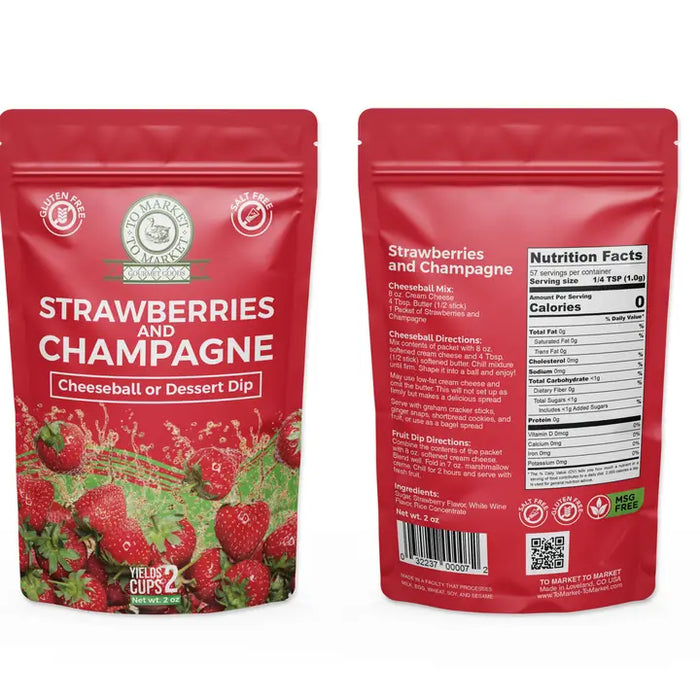 Strawberries & Champagne | Cheeseball or Dessert Dip