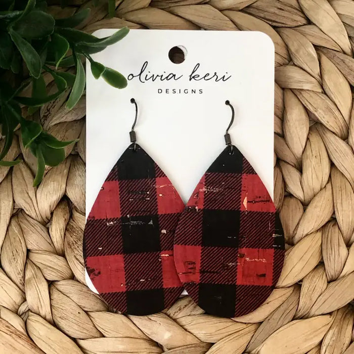 Brittany - Buffalo Plaid | Earrings