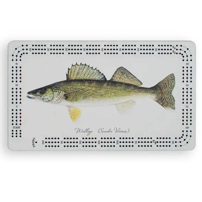Walleye Cribbage Board