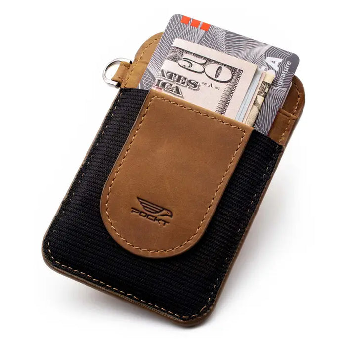 Tan Vintage | RFID Blocking Card Wallet