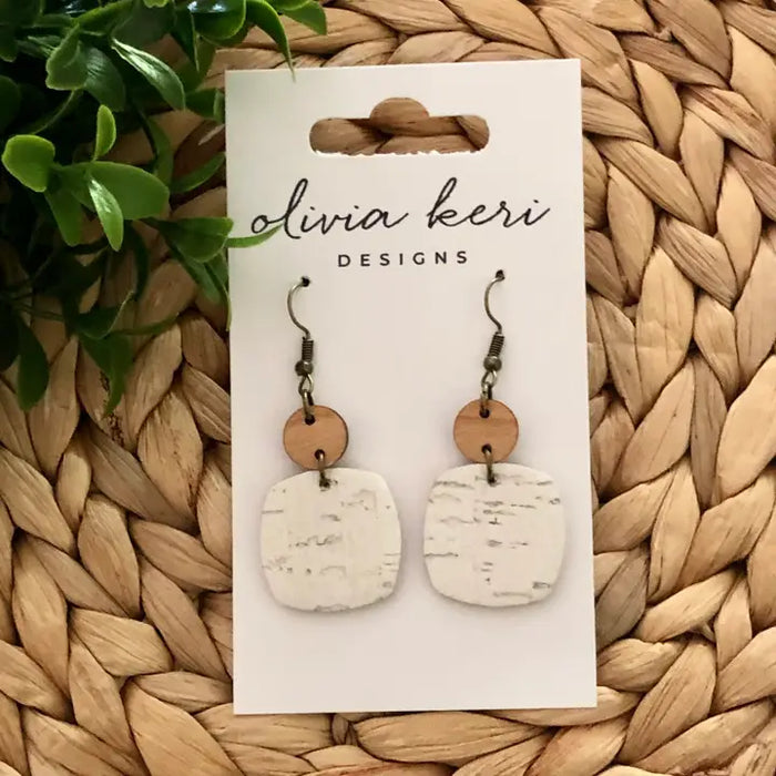 Nora - White Birch | Earrings