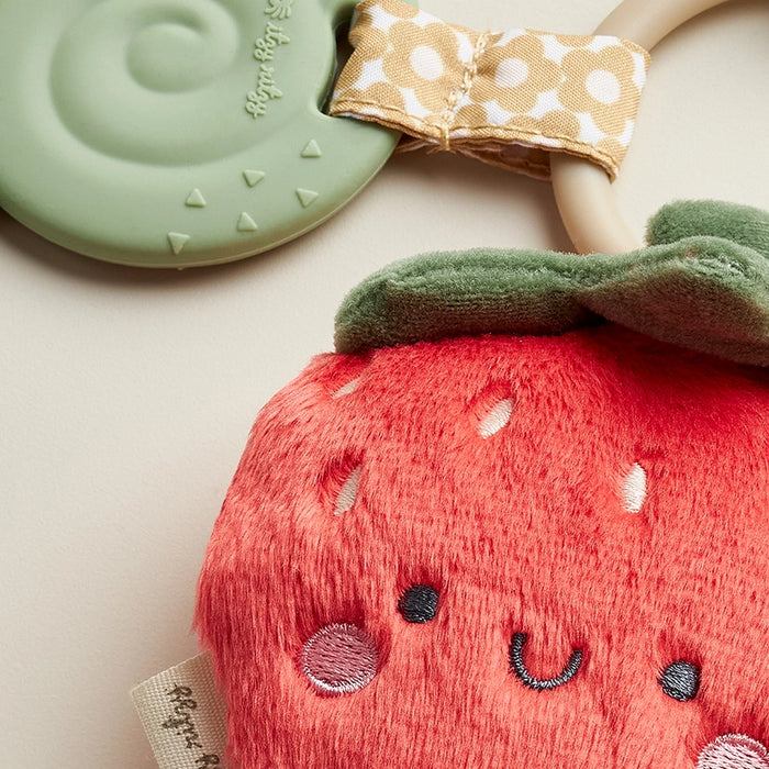 Strawberry Itzy Pal Plush + Teether