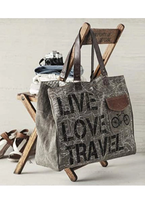 Live, Love, Travel - Weekender Tote