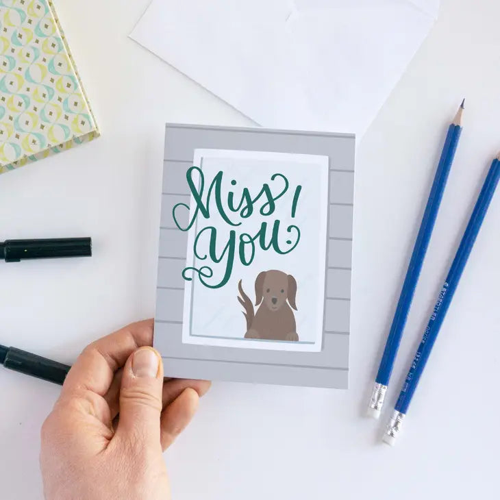 Miss You Dog - Thinking of You Card