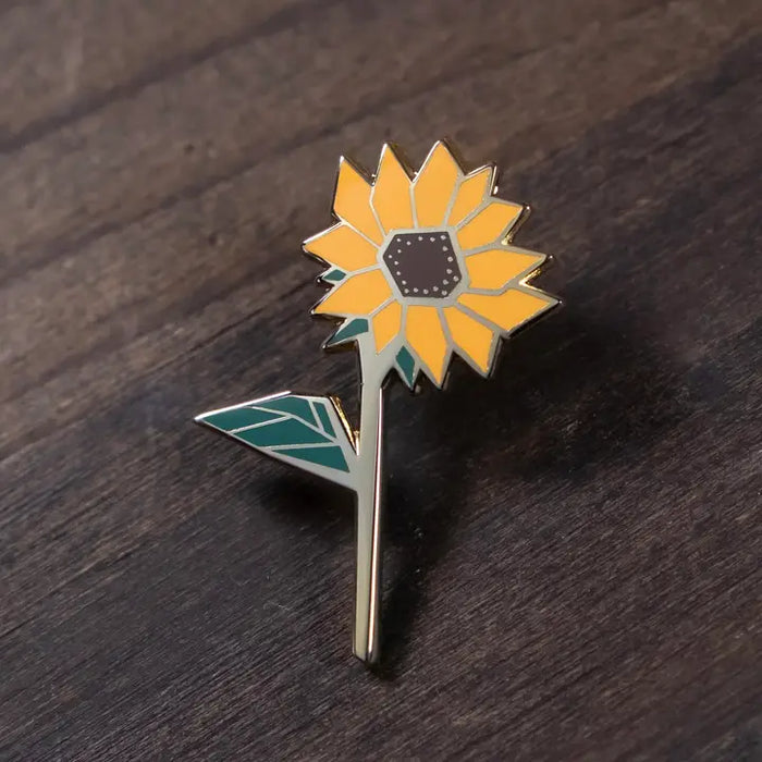 Sunflower Enamel Pin