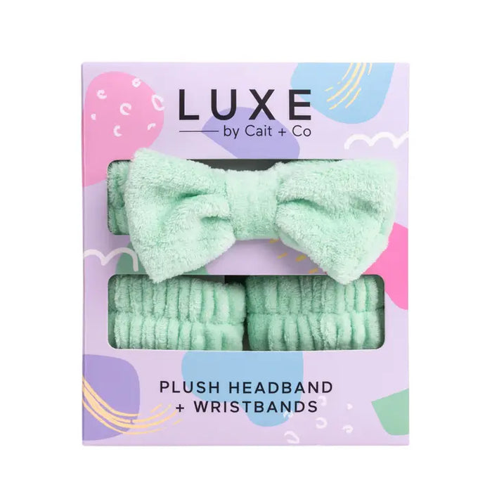 Sage | Luxe Headband + Wristbands