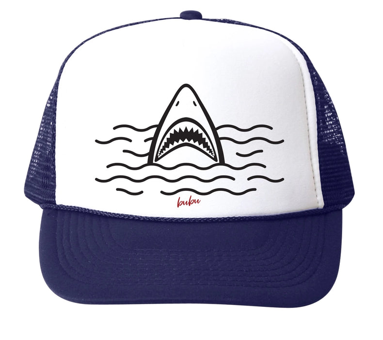 Navy Shark | Toddler Trucker Hat