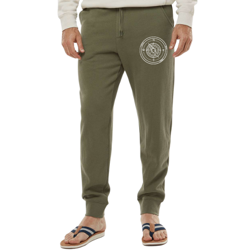 Compass Rose Joggers | Army Green