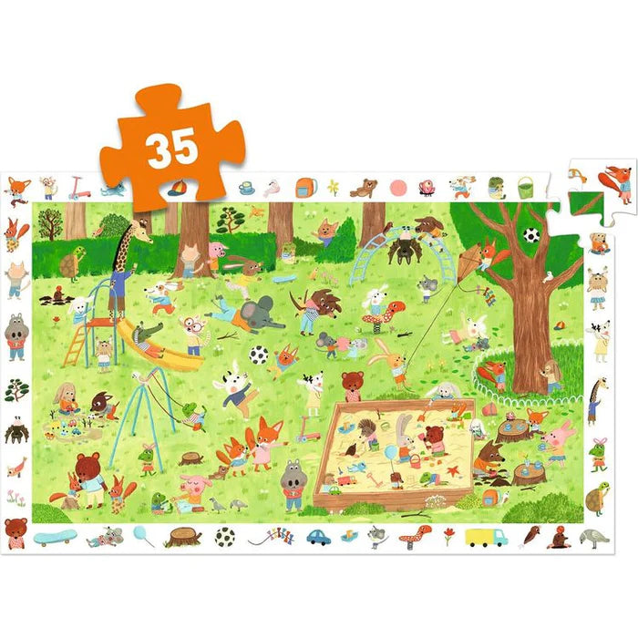 Little Friends' Garden 35 Piece Observation Puzzle & Poster