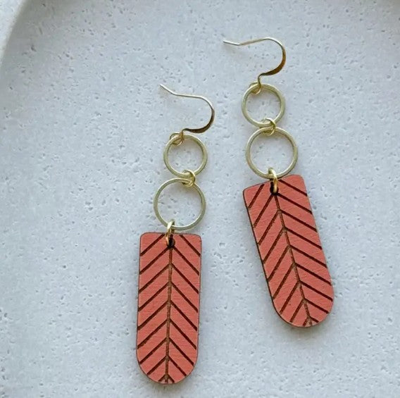 Cabin | Sockeye Wooden Earrings