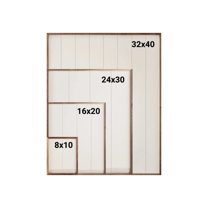 Watercolor Pines | 16 x 20 Wooden Sign